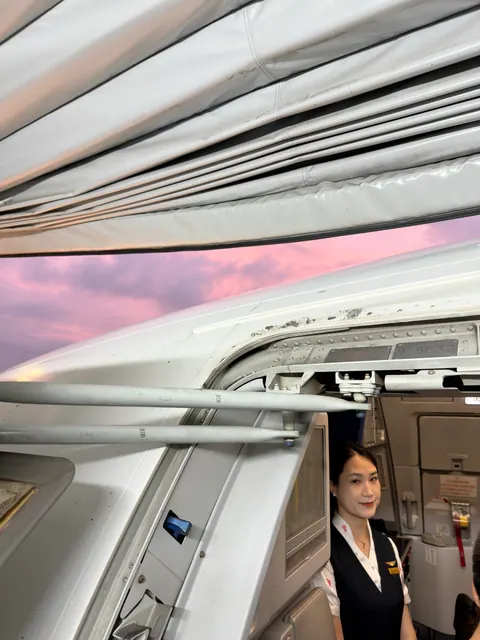 Blick in die Kabine eines Flugzeugs