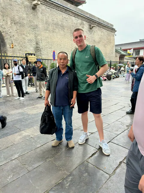 Ben gemeinsam mit einem Mann in Xi’an