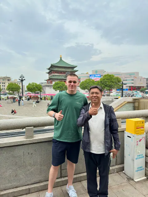 Ben gemeinsam mit einer Frau in Xi’an